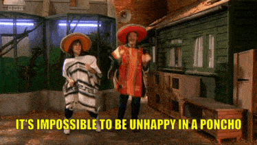 Mighty Boosh Poncho GIF