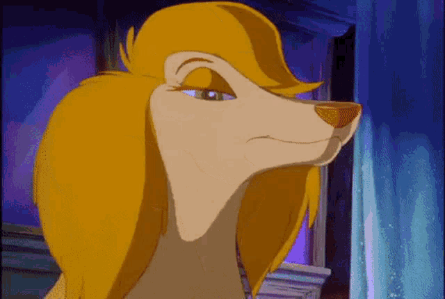 a close up of a cartoon character 's face