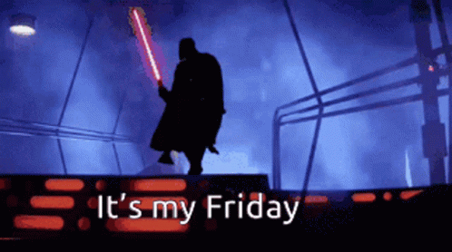 Darth Vader Friday Dance GIF - Darth Vader Friday Dance Light Saber GIFs