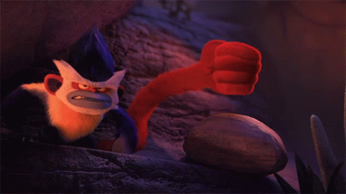Mad Tail Crunch Monkey GIF - Mad Tail Crunch Monkey The Croods A New Age GIFs