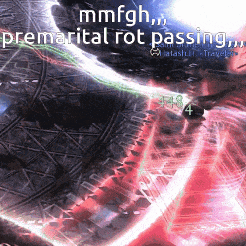 a screenshot of a video game with the words mmfgh premarital rot passing on it