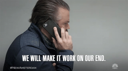 We Will Make It Work On Our End Phone Call GIF - We Will Make It Work On Our End Phone Call Agreement GIFs