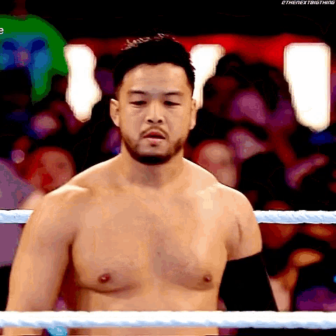 Hideo Itami Crosses Arms GIF - Hideo Itami Crosses Arms Wwe GIFs