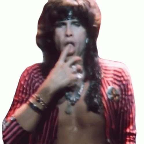Finger Licking Aerosmith GIF - Finger Licking Aerosmith Let The Music Do The Talking GIFs