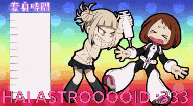 a cartoon of a girl holding a syringe next to another girl with the numbers 333 on the bottom right