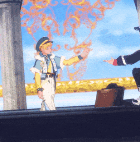 a man and a woman are standing next to each other in a video game