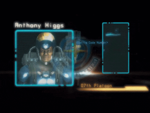 anthony higgs is shown in a futuristic video game