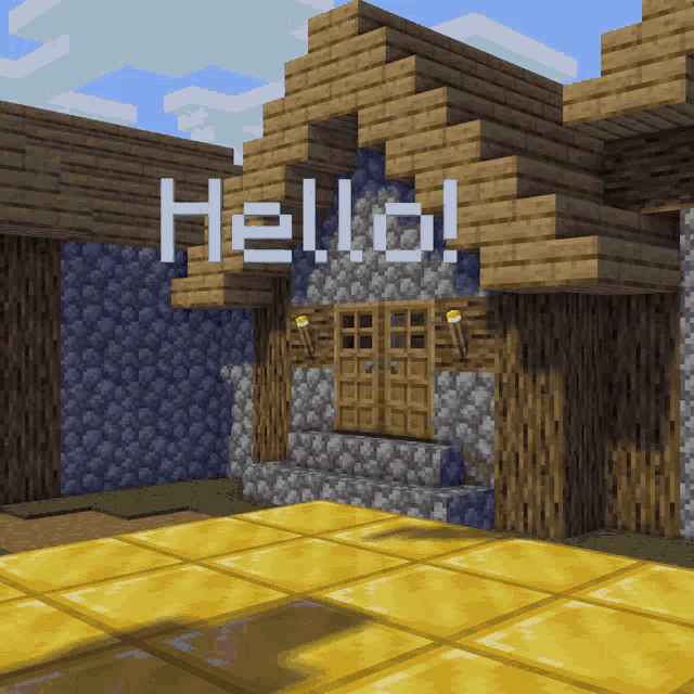 Hello Minecraft GIF - Hello Minecraft Steve GIFs