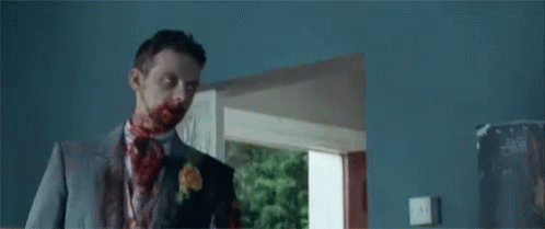 Aahhhh GIF - Shaun Of The Dead Scared Zombie GIFs