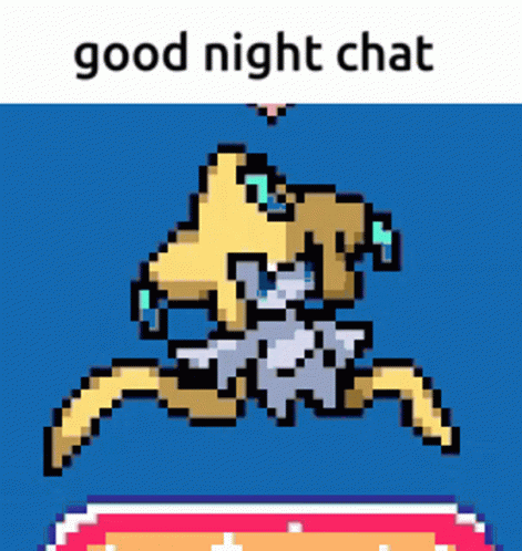 Good Night Chat Jirachi GIF - Good Night Chat Jirachi Pokemon GIFs