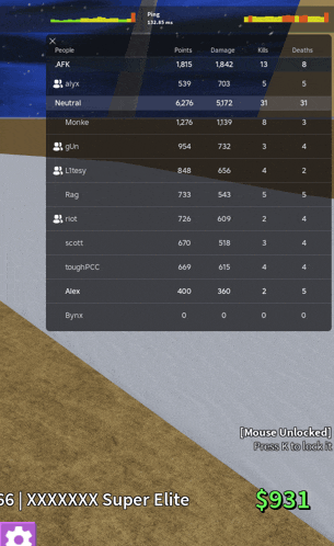 a screenshot of a game that says super elite on the bottom