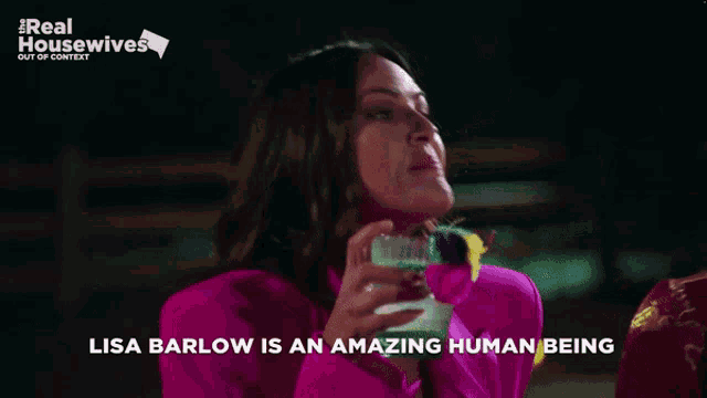 lisa barlow is an amazing human being on the real housewives show