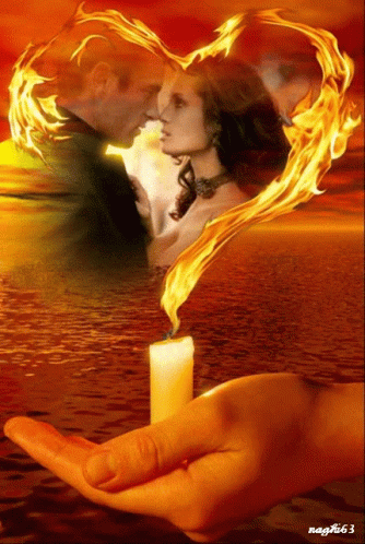 Fire Heart GIF - Fire Heart Candle GIFs