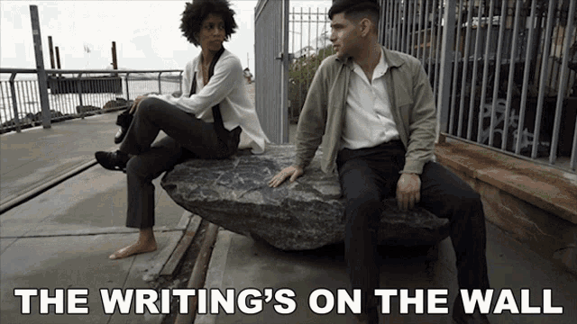 The Writings On The Wall Aaron Frazer GIF - The Writings On The Wall Aaron Frazer Bad News Song GIFs
