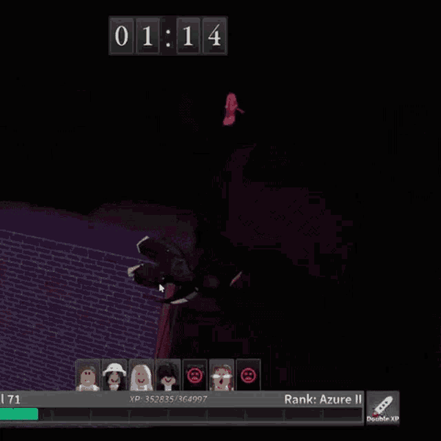 a screenshot of a video game with the time of 01:13 on it