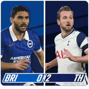 Brighton & Hove Albion F.C. (0) Vs. Tottenham Hotspur F.C. (2) Post Game GIF - Soccer Epl English Premier League GIFs