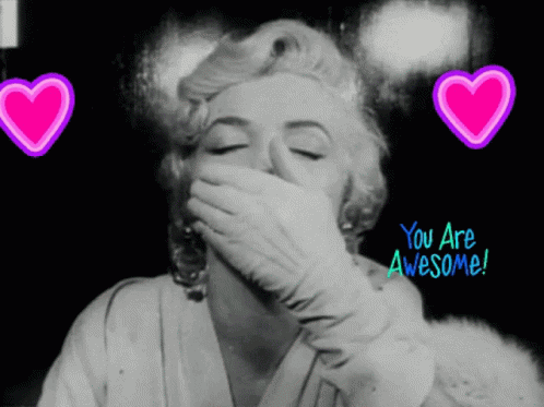 жанапетрова Marilyn Monroe GIF - жанапетрова Marilyn Monroe Blow A Kiss GIFs