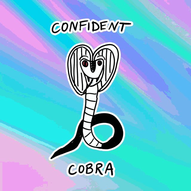 Confident Cobra Veefriends GIF - Confident Cobra Veefriends Feeling Good GIFs