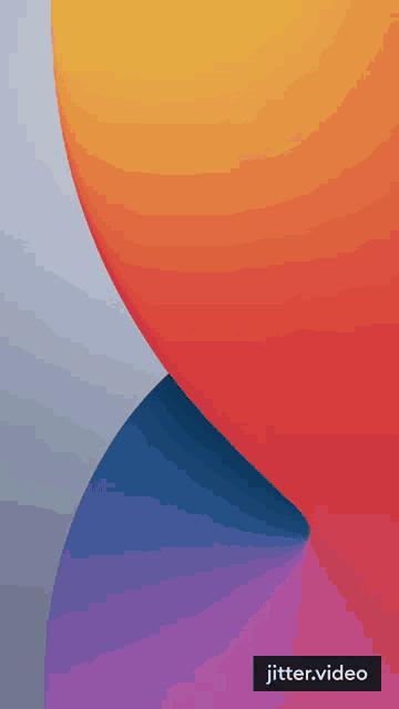 a screen shot of jitter.video with a colorful gradient background