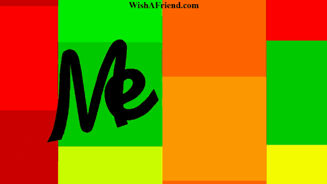 a colorful background with the word me written in black