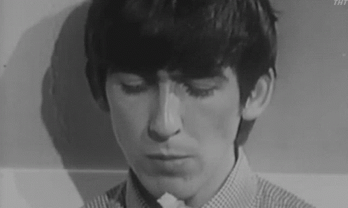 George Harrison Eating GIF - George Harrison Eating The Beatles GIFs
