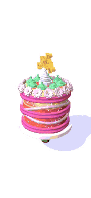 a colorful cake with the words " happy 15th birthday " on top