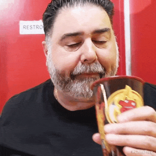 Drinking Chris Frezza GIF - Drinking Chris Frezza Time To Drink GIFs