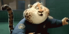 Officer Clawhauser Zootopia GIF - Officer Clawhauser Aw Zootopia GIFs