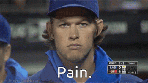 Dodgers Kershaw GIF - Dodgers Kershaw Pain GIFs