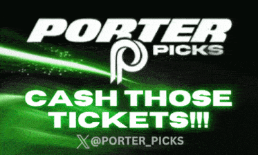 a porter picks ad that says cash those tickets
