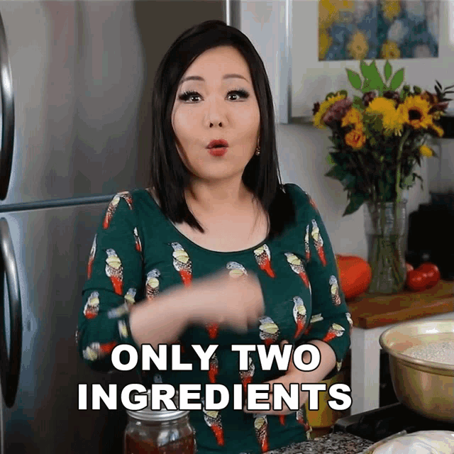 Only Two Ingredients Maangchi GIF - Only Two Ingredients Maangchi Its Just Needed Two Ingredients GIFs