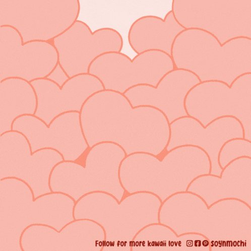 a poster that says follow for more kawaii love on it