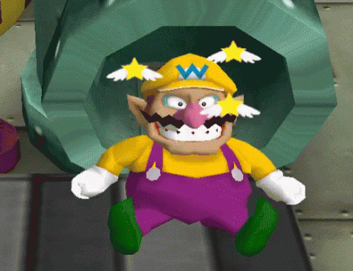Dizzy Wario GIF - Dizzy Wario Mario Party GIFs