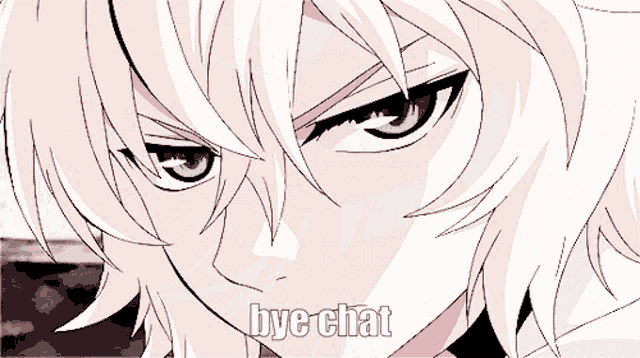 a picture of a cloudy sky with the words bye chat
