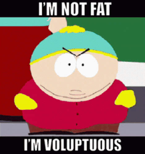 Im Not Fat Voluptuous GIF - Im Not Fat Voluptuous Cartman GIFs