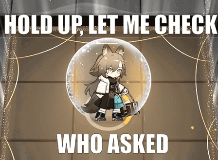 Penance Arknights GIF - Penance Arknights Who Asked GIFs