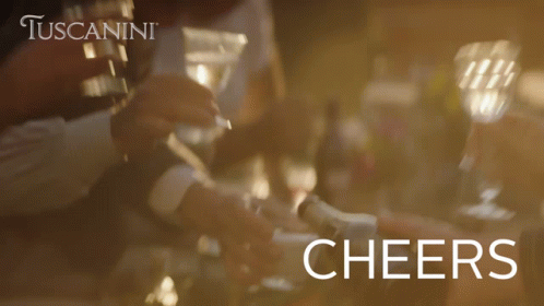 Cheers Tuscanini GIF - Cheers Tuscanini Clink Clink GIFs