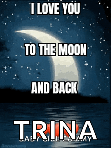 i love you to the moon and back trina