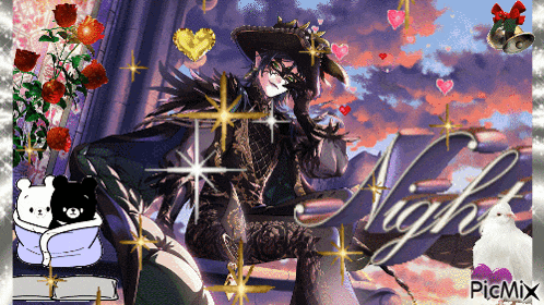 a picture of a man with a mask and the word night on the bottom