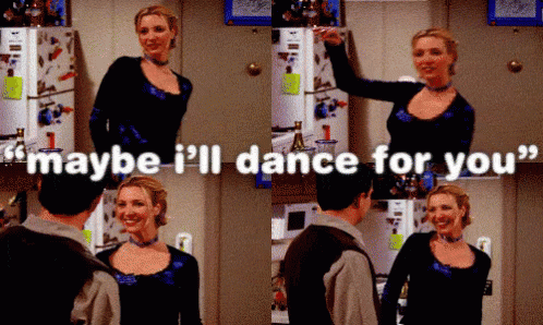 Phoebe Dancing GIF - Phoebe Dancing Phoebebuffay GIFs