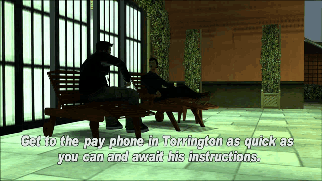 Gtagif Gta One Liners GIF - Gtagif Gta One Liners Get To The Pay Phone In Torrington As Quick As You Can And Await His Instructions GIFs