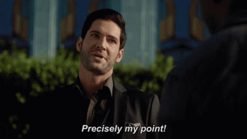 Lucifer Precisely My Point GIF - Lucifer Precisely My Point Lucifer Morningstar GIFs