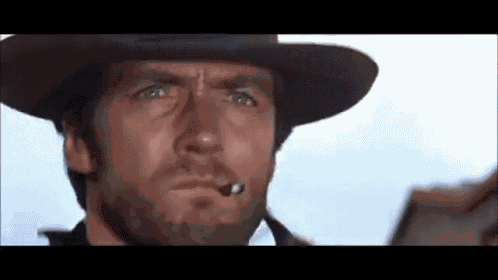 Clint Wins GIF - Clint Eastwood Dollars Gunfight GIFs