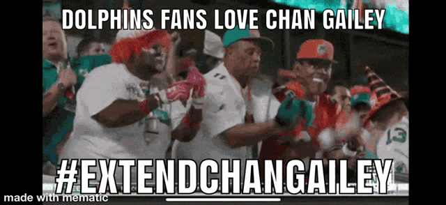 dolphins fans love chan gailey and #extendchangalley