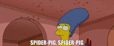 Spider Pig The Simpsons GIF - Spider Pig The Simpsons Homer Simpson GIFs