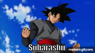 Goku Black Goku Black Subarashi GIF - Goku Black Goku Black Subarashi Subarashi GIFs