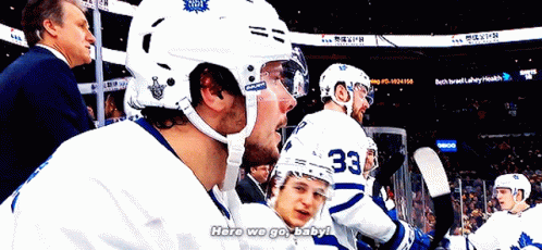 Toronto Maple Leafs Auston Matthews GIF - Toronto Maple Leafs Auston Matthews Here We Go Baby GIFs