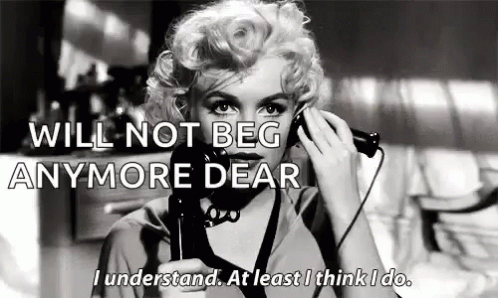 I Understand Marilyn Monroe GIF - I Understand Understand Marilyn Monroe GIFs