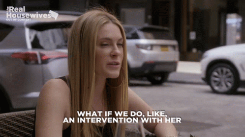 Leah Rhony Intervention Intervention GIF - Leah Rhony Intervention Intervention Leah Mcsweeney GIFs
