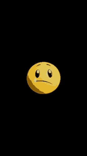 a yellow smiley face with a crying eye and a tear coming out of it .